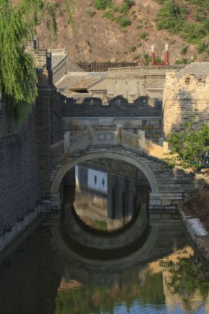 村镇,建筑,城镇,桥,北京,江河