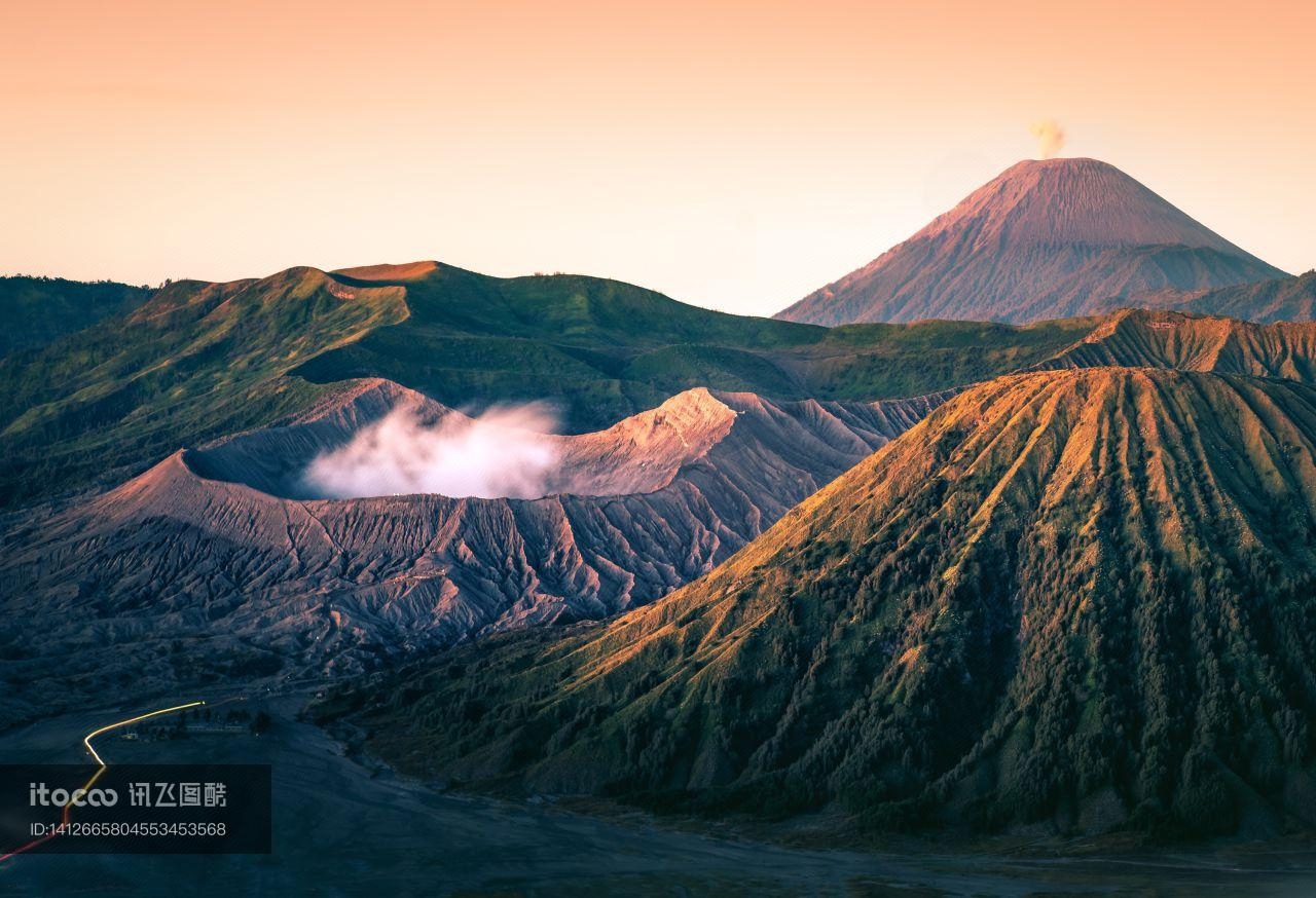 火山,自然/人文景观,自然风景