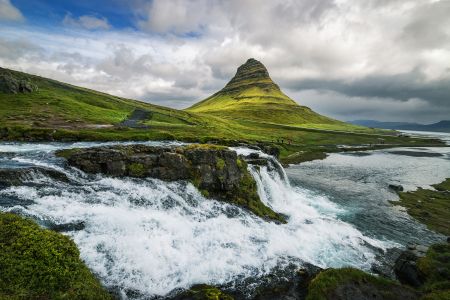 山峦,自然风景,草原,自然风光,天空,白云,湖泊