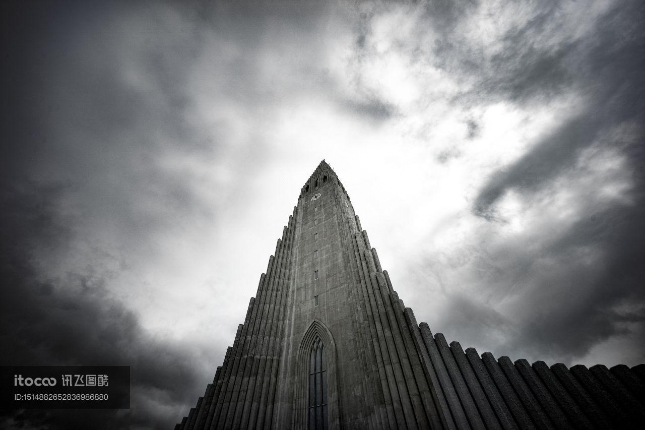 雷克雅未克教堂,冰岛,建筑