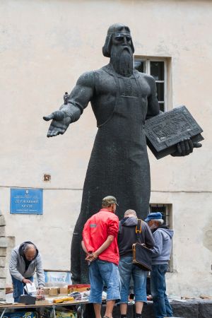 雕像,建筑,人像,雕塑,国外,城镇,生活工作,乌克兰