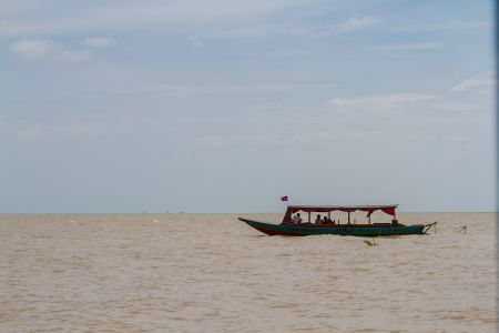 柬埔寨,国外,自然风光,江河,湖泊,天空