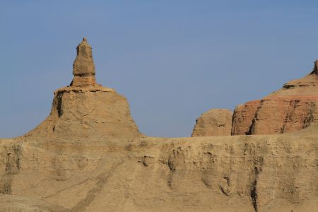 历史古迹,戈壁,自然风光,天空