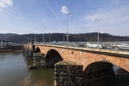 桥,德国,城镇,江河,天空,山川