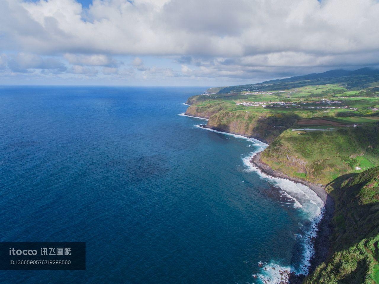 海洋,海岸线,湖泊