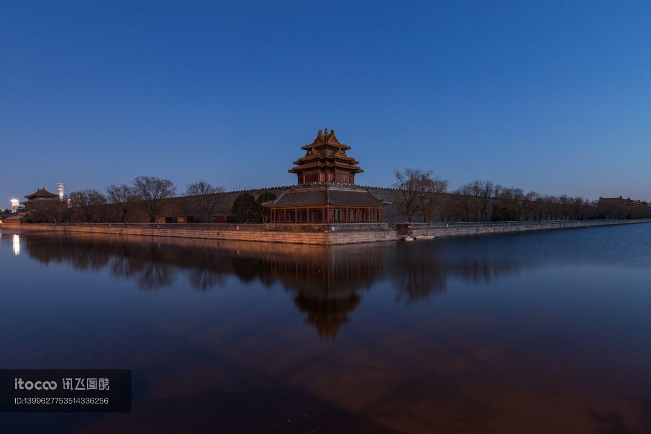 建筑,故宫,北京故宫角楼