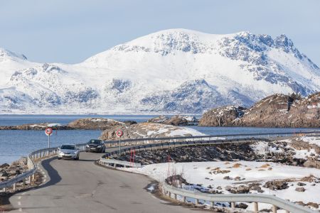 湖泊,挪威,冰雪,山峦,自然风景,国外,自然风光