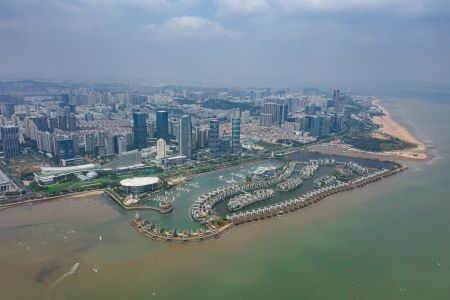 城镇,建筑,都市,航拍,天空,海洋