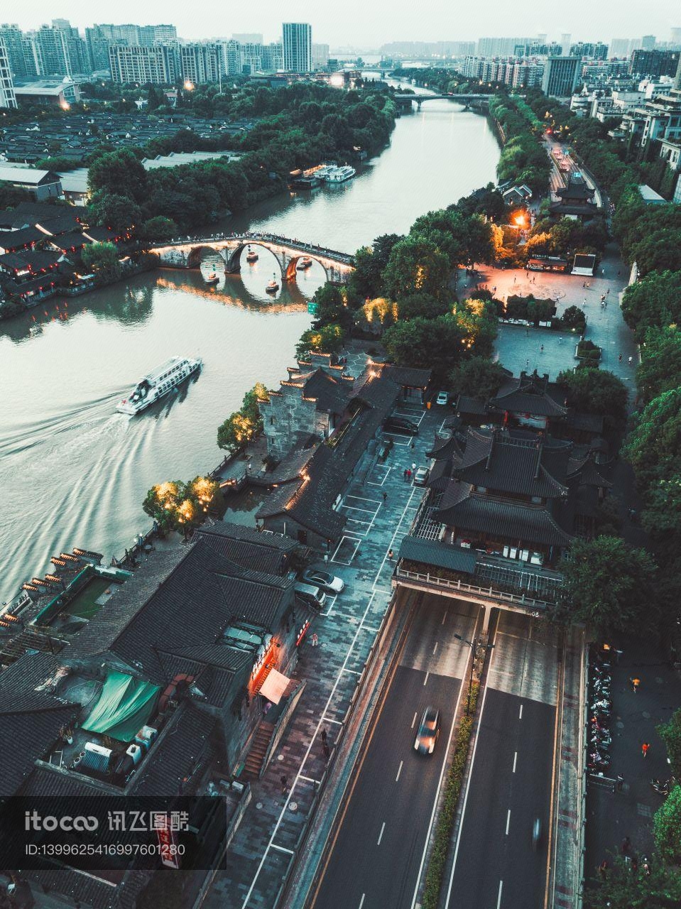 城镇,道路,城市道路