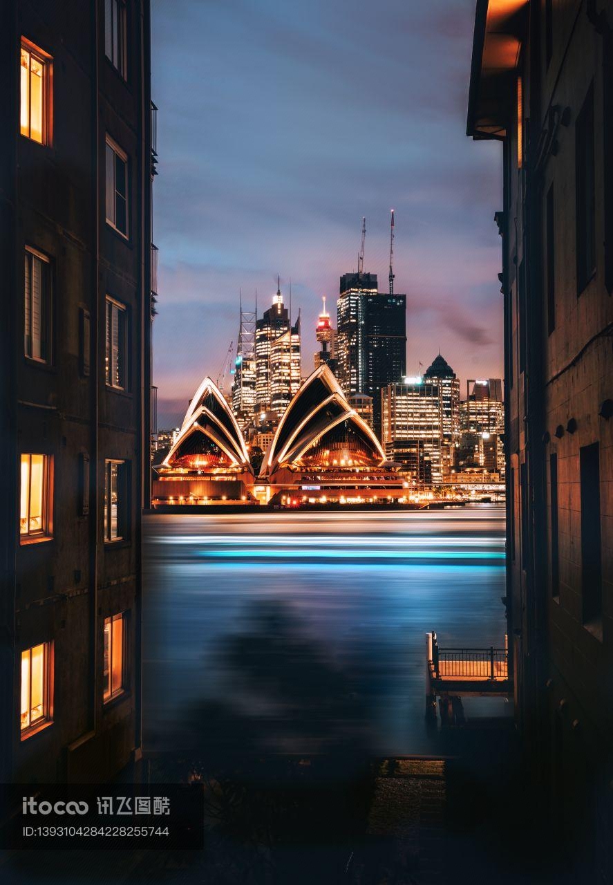 悉尼歌剧院,城镇,建筑