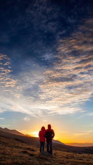 自然风光,山川,霞光,天空,全景