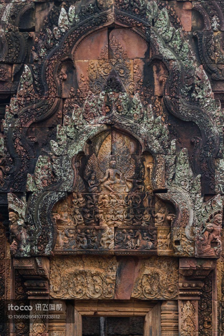 建筑,柬埔寨,传统建筑
