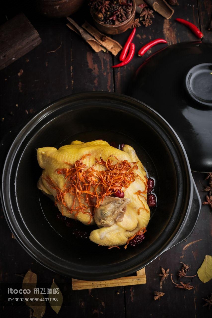 人参鸡汤,美食,中餐
