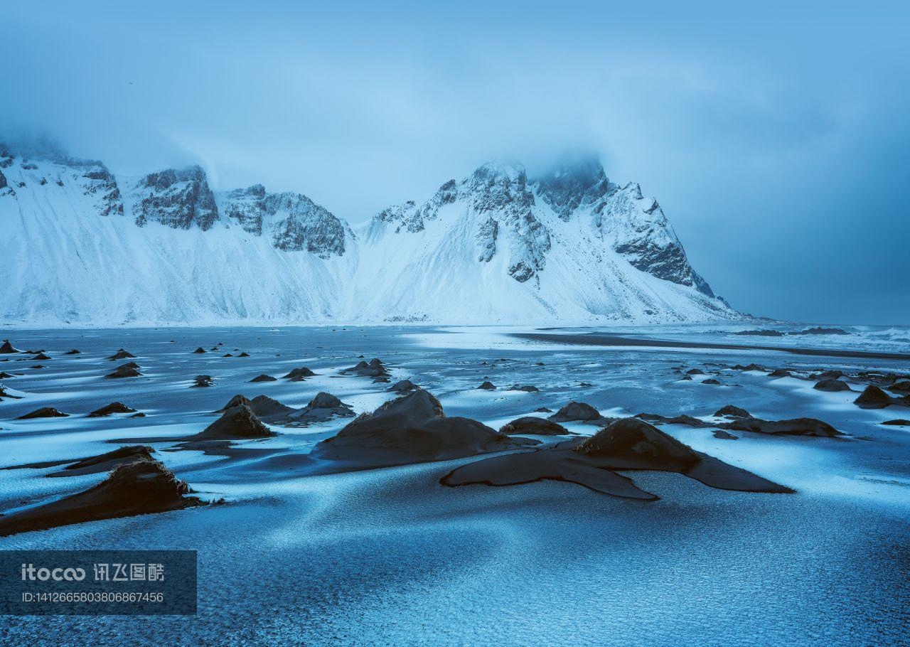 冰雪,自然风景,自然风光