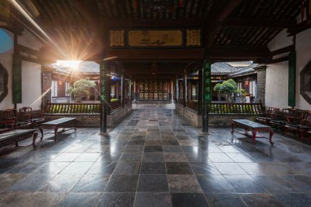 城镇,建筑,红河,中国,云南