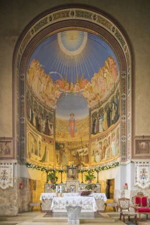 建筑,国外,历史古迹,宗教文化,壁画,以色列,艾恩卡勒姆Ein Kerem