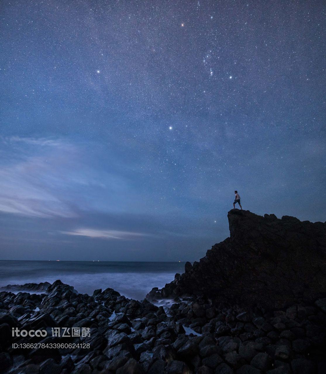 星空,自然风光,天空