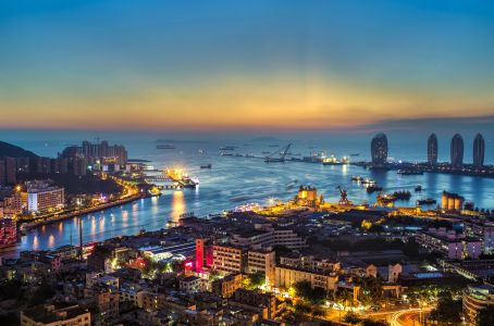 建筑,建筑夜景,都市夜景,夜景照明,自然风光,城镇,江河,都市,城市夜景照明