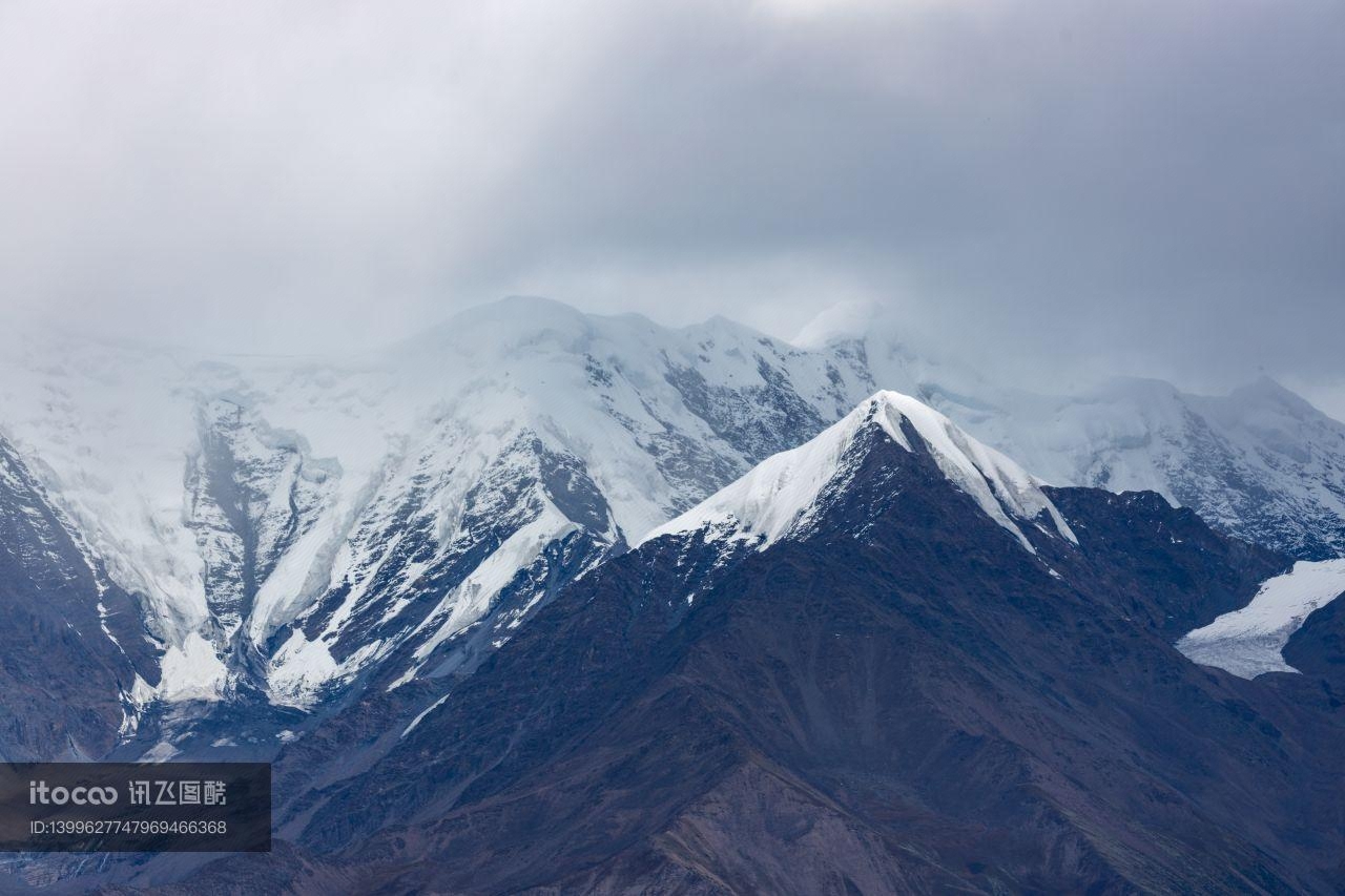 自然风光,雪山,中国