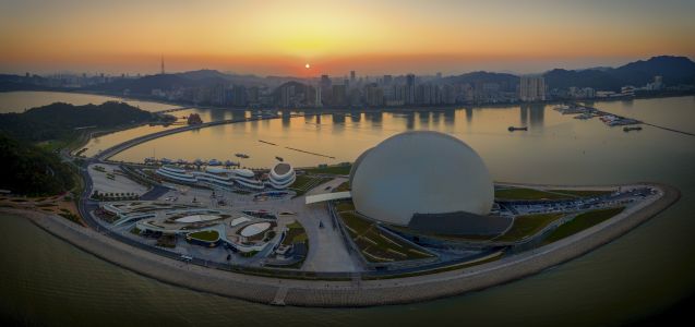 日落,全景,城镇,生活工作,都市,道路,景点,江河