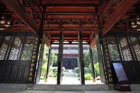 中式传统建筑,建筑,传统建筑,中国,九江,白鹿洞书院,江西,城镇