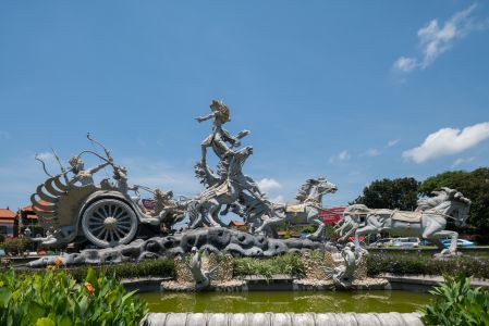 雕像,雕塑,自然公园,建筑,国外,自然风光,印度尼西亚,巴厘岛